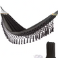 Boho Canvas Hangmat met Kwastjes – 200×100 cm, Opvouwbaar & Comfortabel voor Buiten