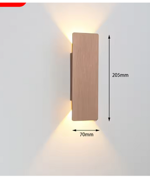 Moderne LED Wandlamp – Minimalistische Binnenverlichting voor Slaapkamer & Woonkamer