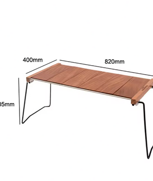 Opvouwbare Campingtafel – Houten IGT Tafel met Modulair Frame