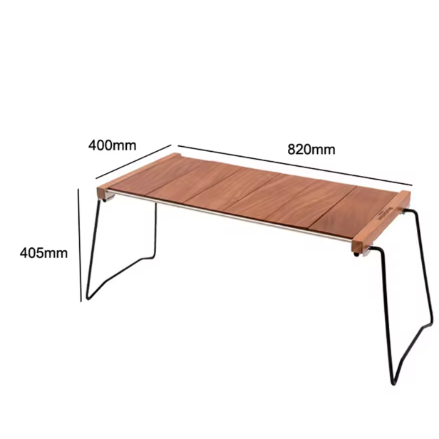 Opvouwbare Campingtafel – Houten IGT Tafel met Modulair Frame