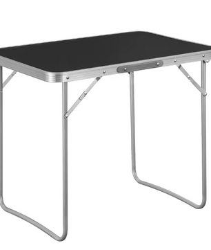 Opvouwbare Campingtafel – Aluminium Tuintafel met Handvat, Licht & Draagbaar