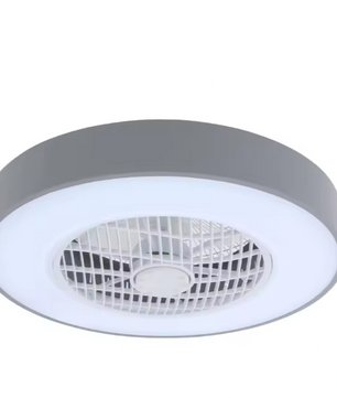 Plafondventilator met LED-verlichting – Rond Design, Stil & Energiezuinig