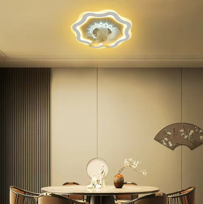 Bladloze Plafondventilator met LED-verlichting – Modern & Stil