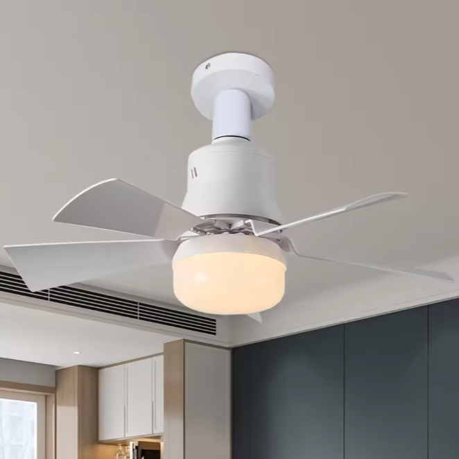 LED Plafondventilator met E27-fitting – 40W, Dimbaar & Modern