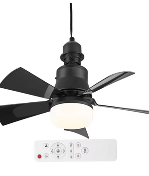 LED Plafondventilator met E27-fitting – 40W, Dimbaar & Modern