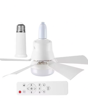 LED Plafondventilator met E27-fitting – 40W, Dimbaar & Modern