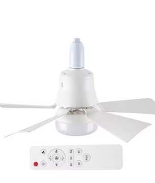 LED Plafondventilator met E27-fitting – 40W, Dimbaar & Modern