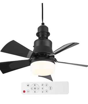 LED Plafondventilator met E27-fitting – 40W, Dimbaar & Modern