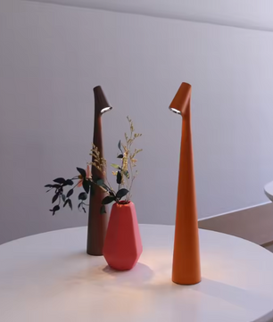 Draadloze Oplaadbare Bureaulamp – Touch Dimbaar & Sfeervol Licht, ABS + Acryl/Aluminium