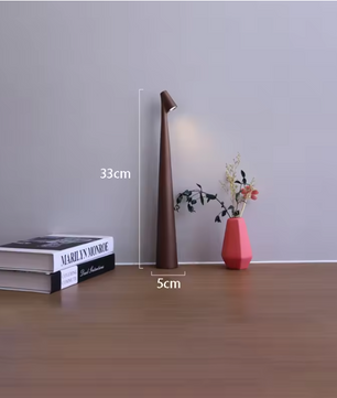 Draadloze Oplaadbare Bureaulamp – Touch Dimbaar & Sfeervol Licht, ABS + Acryl/Aluminium