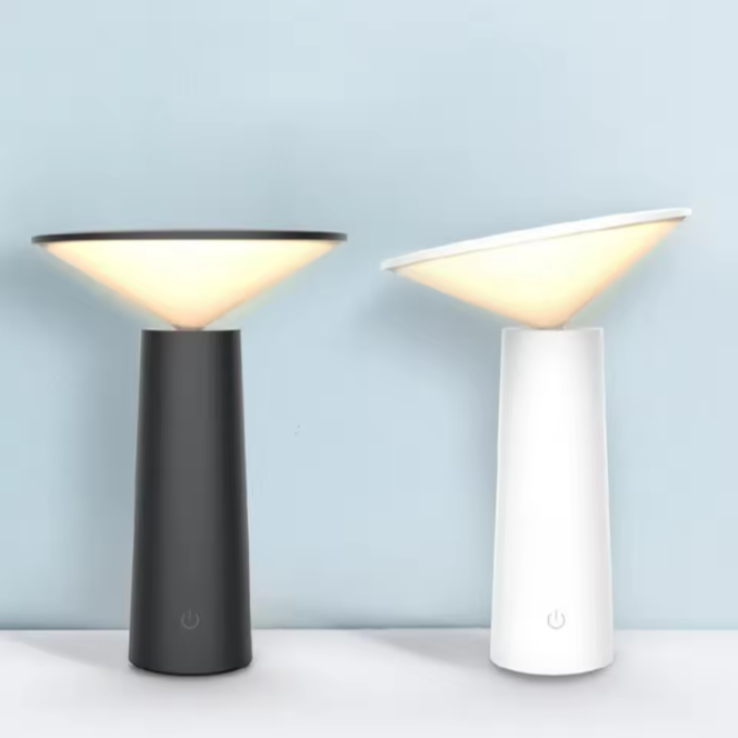 Moderne LED Bureaulamp – USB Oplaadbaar, Touch Sensor & 3 Lichtstanden