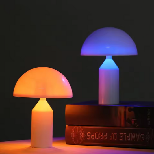 Paddenstoel Touch LED Tafellamp – Dimbaar Nachtlampje & Kleurenwisselend Licht
