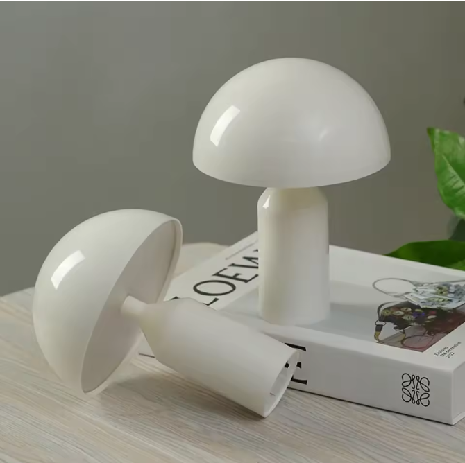 Paddenstoel Touch LED Tafellamp – Dimbaar Nachtlampje & Kleurenwisselend Licht
