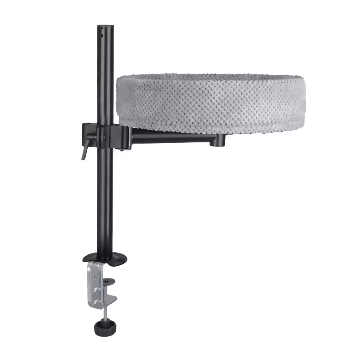 Rond Kattennest met 360° Rotatie – In Hoogte Verstelbare Tafelclip