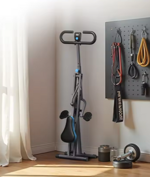 2-in-1 Squat & Roeimachine – Opvouwbare Trainingsapparatuur met LCD-scherm & Weerstandsbanden