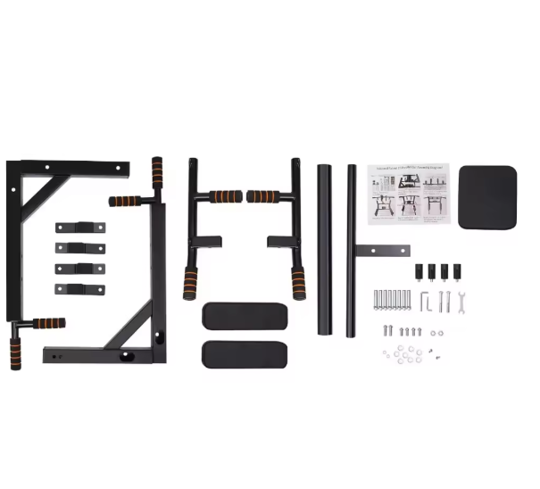 Wandmontage Pull-up Bar & Dip Station – Multifunctioneel Fitnessapparaat