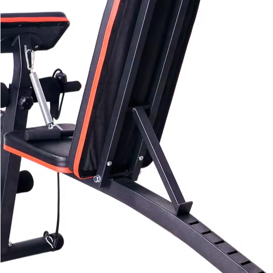 Multifunctionele Halterbank – Verstelbare Trainingsbank met Preacher Curl & Opvouwbaar Ontwerp