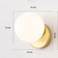Scandinavische Wandlamp – Minimalistische LED Verlichting voor Slaapkamer & Gang