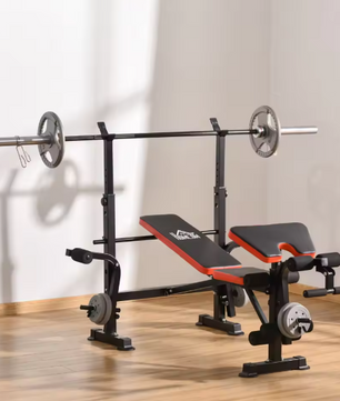 Verstelbare Halterbank met Barsteun – Fitnessbank voor Full Body Training