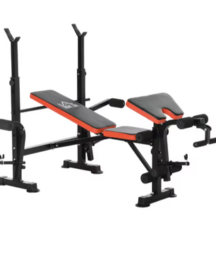 Verstelbare Halterbank met Barsteun – Fitnessbank voor Full Body Training