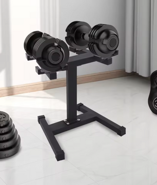 Verstelbare Halterstandaard – Stalen Dumbbell Rack met 136 kg Draagvermogen