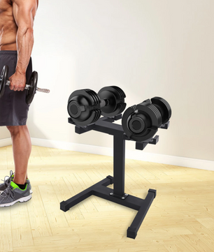 Verstelbare Halterstandaard – Stalen Dumbbell Rack met 136 kg Draagvermogen