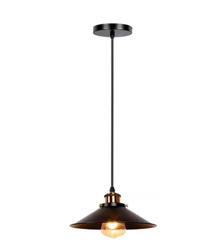 Vintage Retro Hanglamp – Metalen Paraplu Design voor Keuken, Bar & Woonkamer