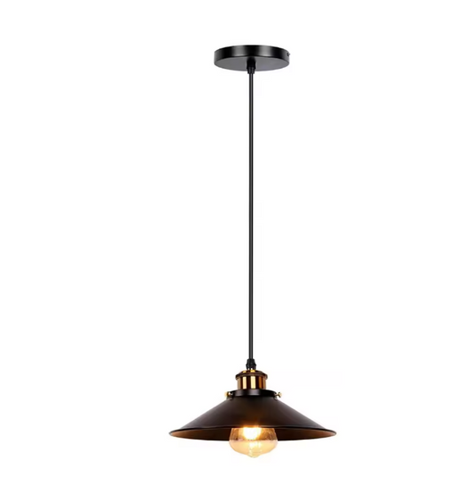 Vintage Retro Hanglamp – Metalen Paraplu Design voor Keuken, Bar & Woonkamer