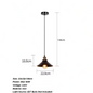 Vintage Retro Hanglamp – Metalen Paraplu Design voor Keuken, Bar & Woonkamer