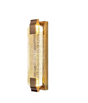 Moderne LED Wandlamp 12W – Gouden Kristallen Warm Wit Licht
