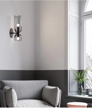 Scandinavische Glazen Wandlamp – Minimalistisch & Creatief Design