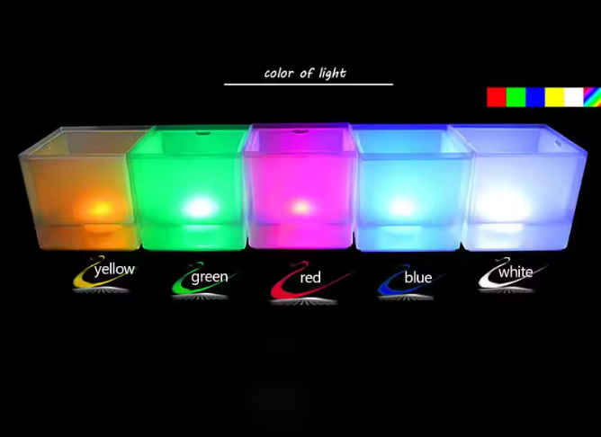 RGB LED IJsemmer 3,5L – Multicolor Wijnkoeler met Licht & Smeltwateropvang
