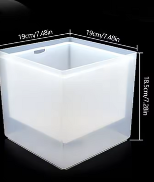 RGB LED IJsemmer 3,5L – Multicolor Wijnkoeler met Licht & Smeltwateropvang