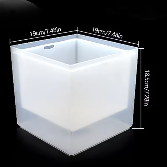 RGB LED IJsemmer 3,5L – Multicolor Wijnkoeler met Licht & Smeltwateropvang