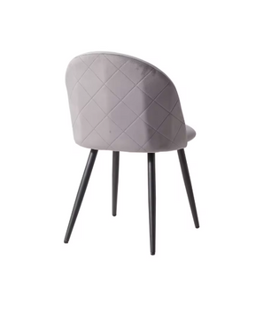 Set van 6 Fluwelen Eetkamerstoelen – Metalen Poten & Ergonomisch Ontwerp, Modern en Comfortabel
