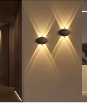 Ovale LED Wandlamp – IP65 Waterdichte Buiten- & Binnenverlichting 4W Warm Licht