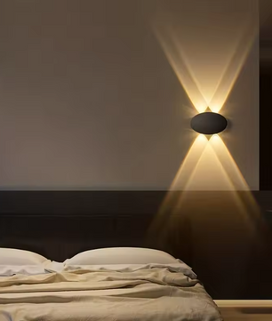 Ovale LED Wandlamp – IP65 Waterdichte Buiten- & Binnenverlichting 4W Warm Licht