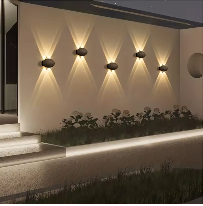 Ovale LED Wandlamp – IP65 Waterdichte Buiten- & Binnenverlichting 4W Warm Licht