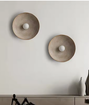 Creatieve Retro Ronde Wandlamp – Decoratieve LED Verlichting voor Restaurant & Slaapkamer