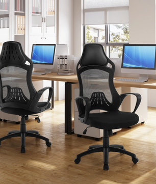 Sedia Home Comfort C10 Ergonomische bureaustoel - zwart