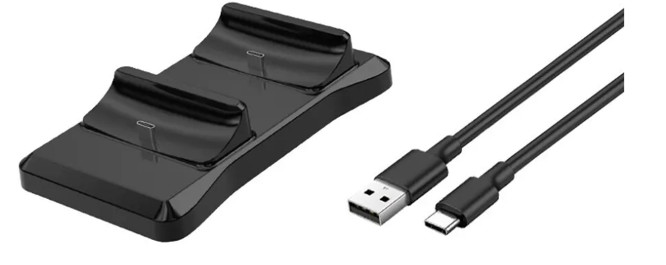 Playstation 5 - Duo Dualsense Controller Oplaadstandaard (USB-C) - Zwart