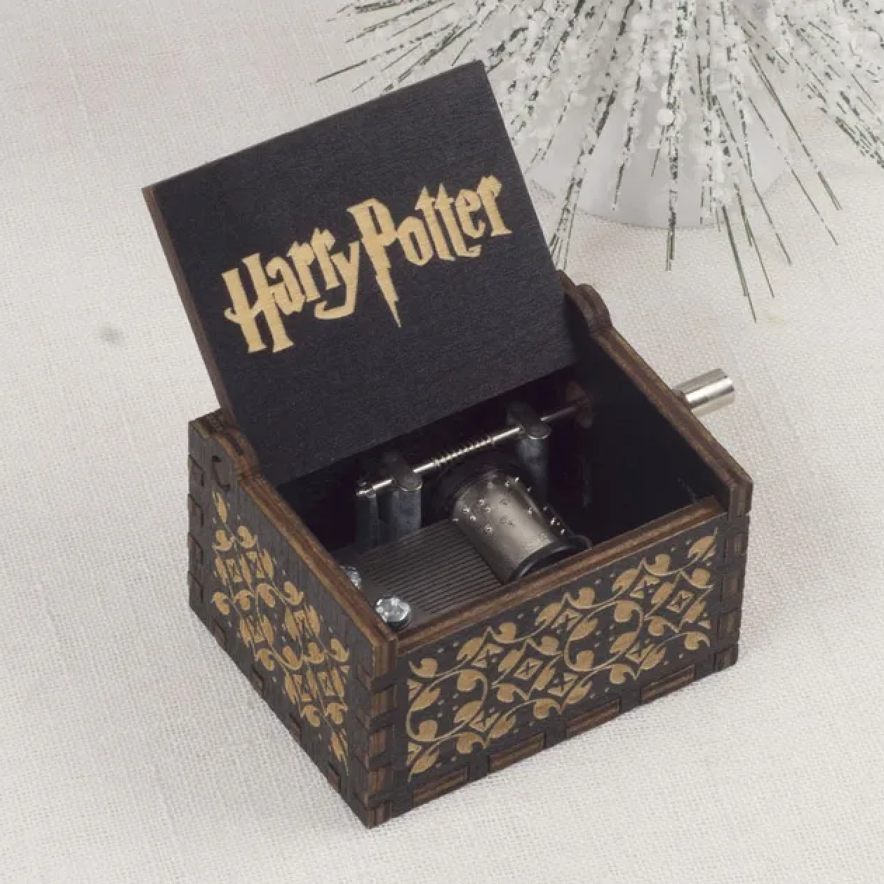 Muziekdoos Harry potter uit Gesneden Hout Verjaardagscadeau Geschenk