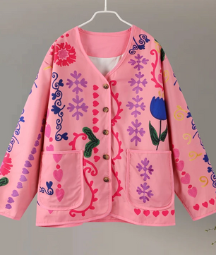 Gewatteerd Jack - Pink