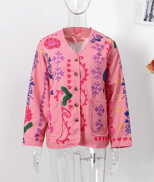 Gewatteerd Jack - Pink