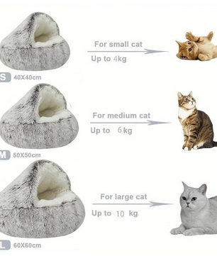 Fluffy Ondersteunend Kattenbed