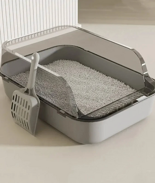 Halfopen Kattenbak - 40 x 28 x 16cm - Kattentoilet