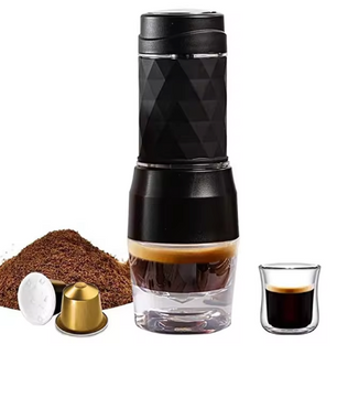 Cafelffe 3-in-1 Draagbare Koffiemachine – Warm/Koud Water Handmatige Espressomachine