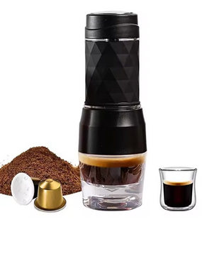 Cafelffe 3-in-1 Draagbare Koffiemachine – Warm/Koud Water Handmatige Espressomachine