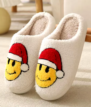 Kerst Pantoffels - Pluche Gevoerd met Antislip