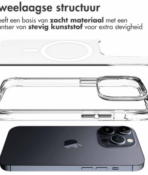 Transparant iPhone Hoesje - Magnetische Case